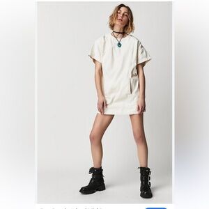 Free People Arland Mini Denim Dress